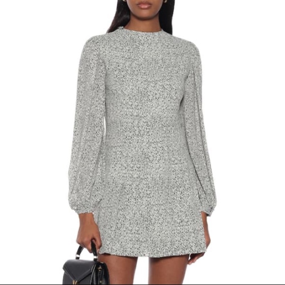 YSL SAINT LAURENT ELEGANT CREPE DRESS